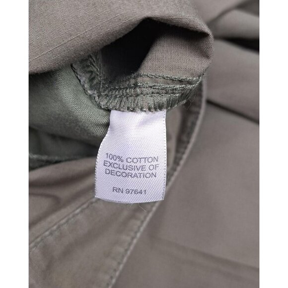 J. Jill Women's Genuine Fit Below Waist Capri Cropped Pants Sz 12 Green - Picture 7 of 11